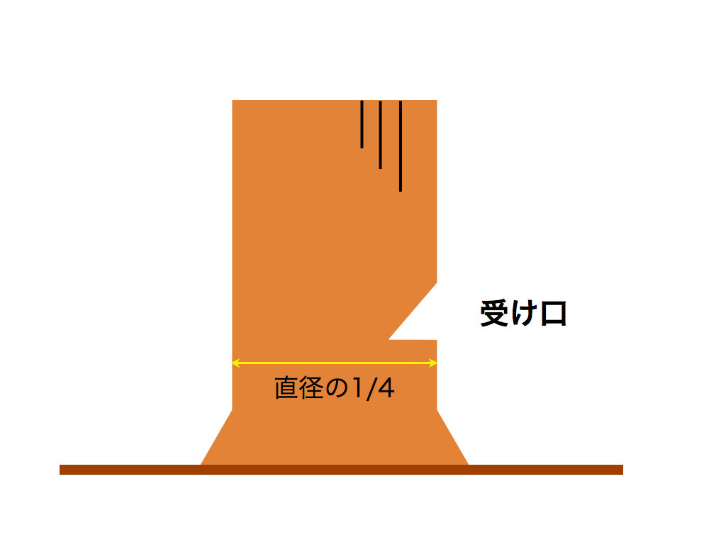 伐倒 林業でいちばん基本的な木の倒し方 追い口切り と 木が倒れるしくみ きこりやろう