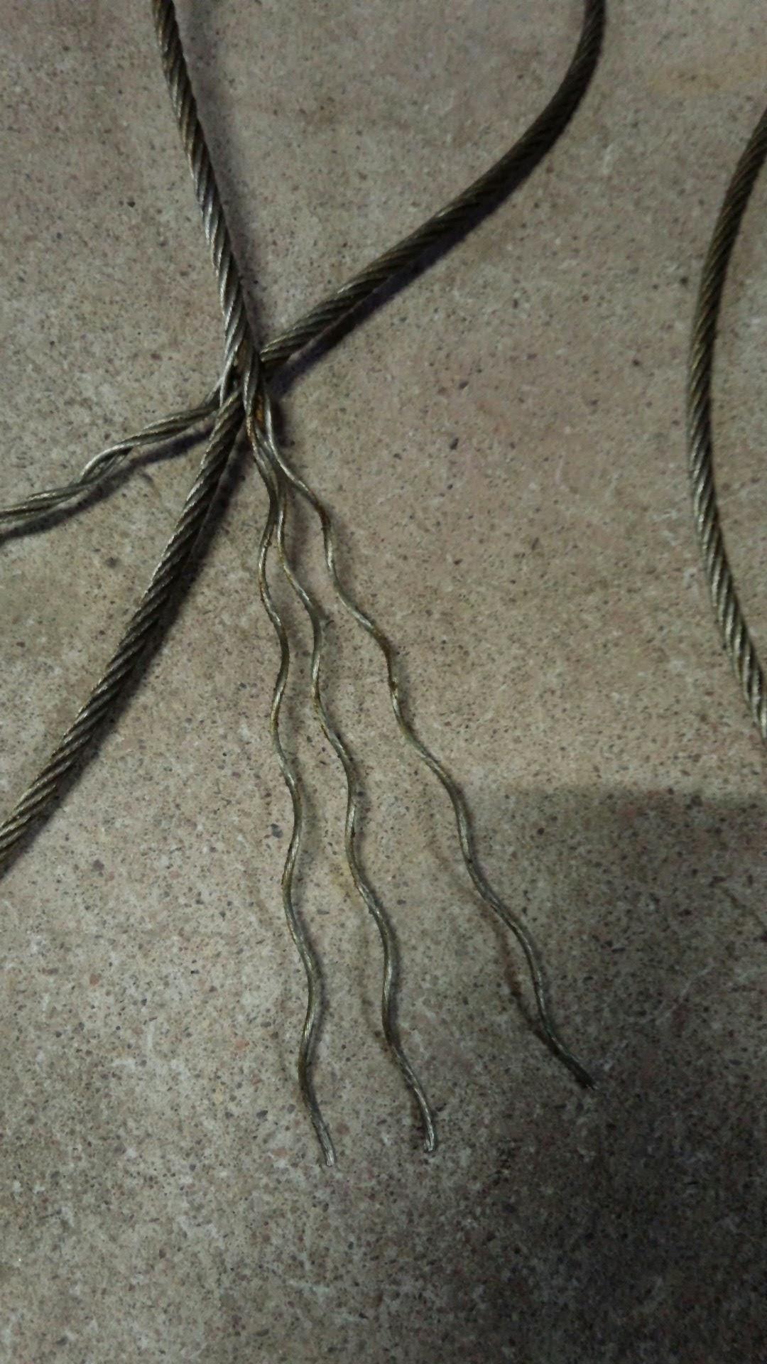 ワイヤーロープのアイスプライスの種類と エビ差し 変形割差し の編み方 きこりやろう